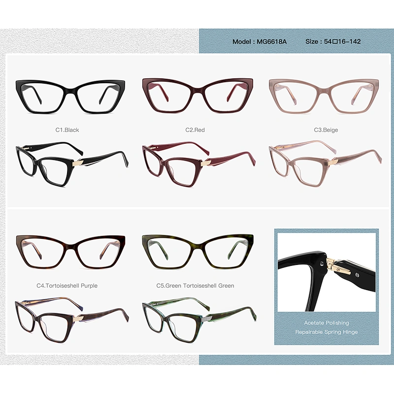 premium quality handmade acetate frames